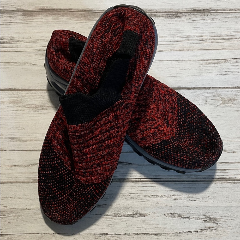 Red and Black Women's Sneakers